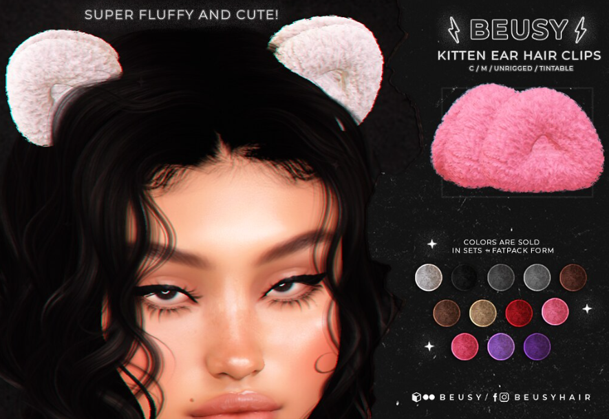 KawaiiFeedSL's tweet photo. Beusy: Kitten Ear Hair Clips @ Anthem〡Taxi: https://t.co/3dUBFAVX7J
#secondlife #metaverse #beusy #anthem #secondlifeevent #secondlifecontent #kawaiifeed https://t.co/Ci7JDInqkk