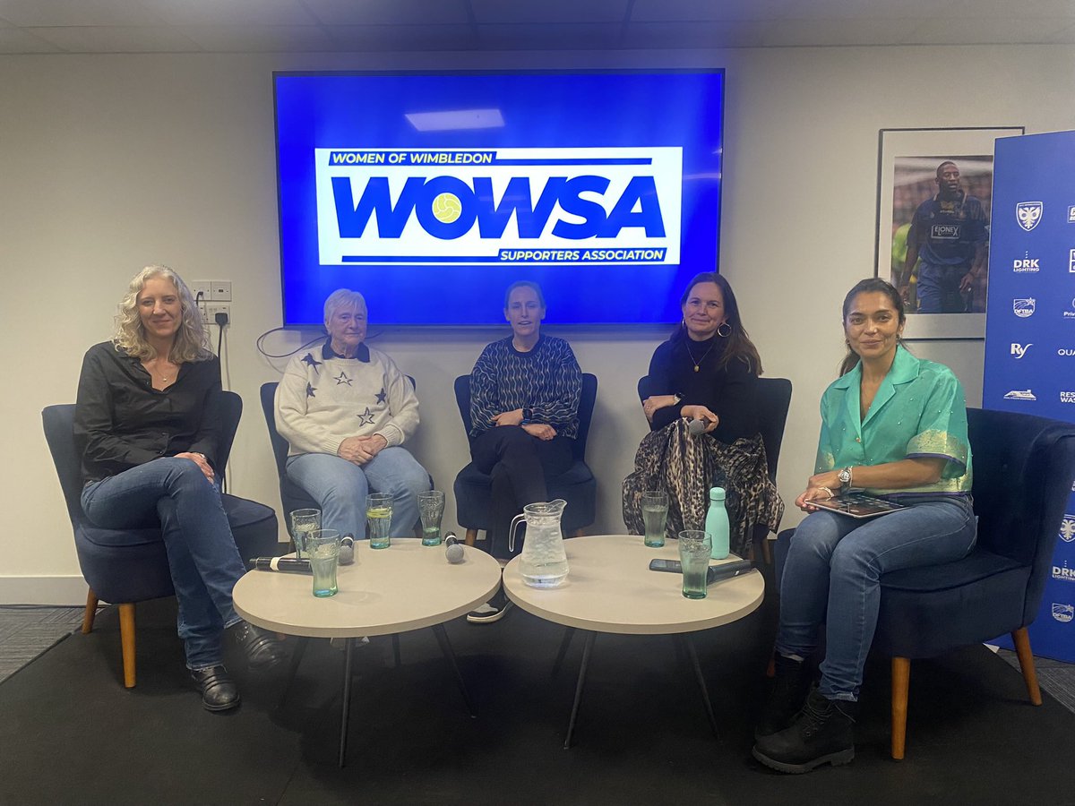 𝗧𝗵𝗮𝗻𝗸 𝘆𝗼𝘂 𝗳𝗿𝗼𝗺 𝗮𝗹𝗹 𝗼𝗳 𝘂𝘀 𝗮𝘁 𝗪𝗢𝗪𝗦𝗔 𝘁𝗼:

🔹Our panel - Jenny Archer, Sophie Hosking, Tammy Parlour and Charlotte Samuelson 

🔸Our host <a href="/HannahKumari/">Hannah Kumari</a> 
 
🔹 <a href="/Siobhain_Mc/">Siobhain McDonagh</a> for a fantastic intro

🔸<a href="/AFCWimbledon/">AFC Wimbledon</a> for supporting and championing our event!