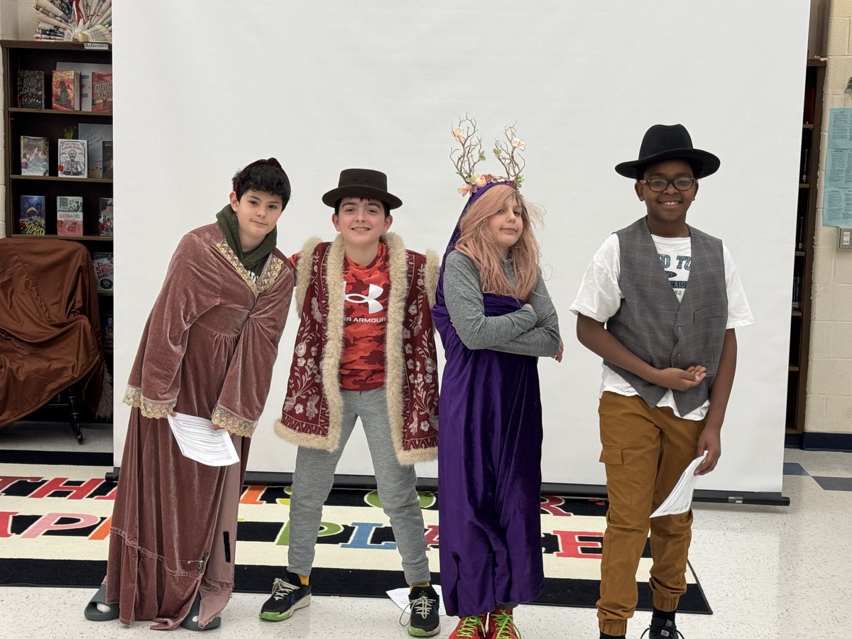 LibraryMESMS's tweet image. Lots of fun with Greek Mythology plays today with team 6E!