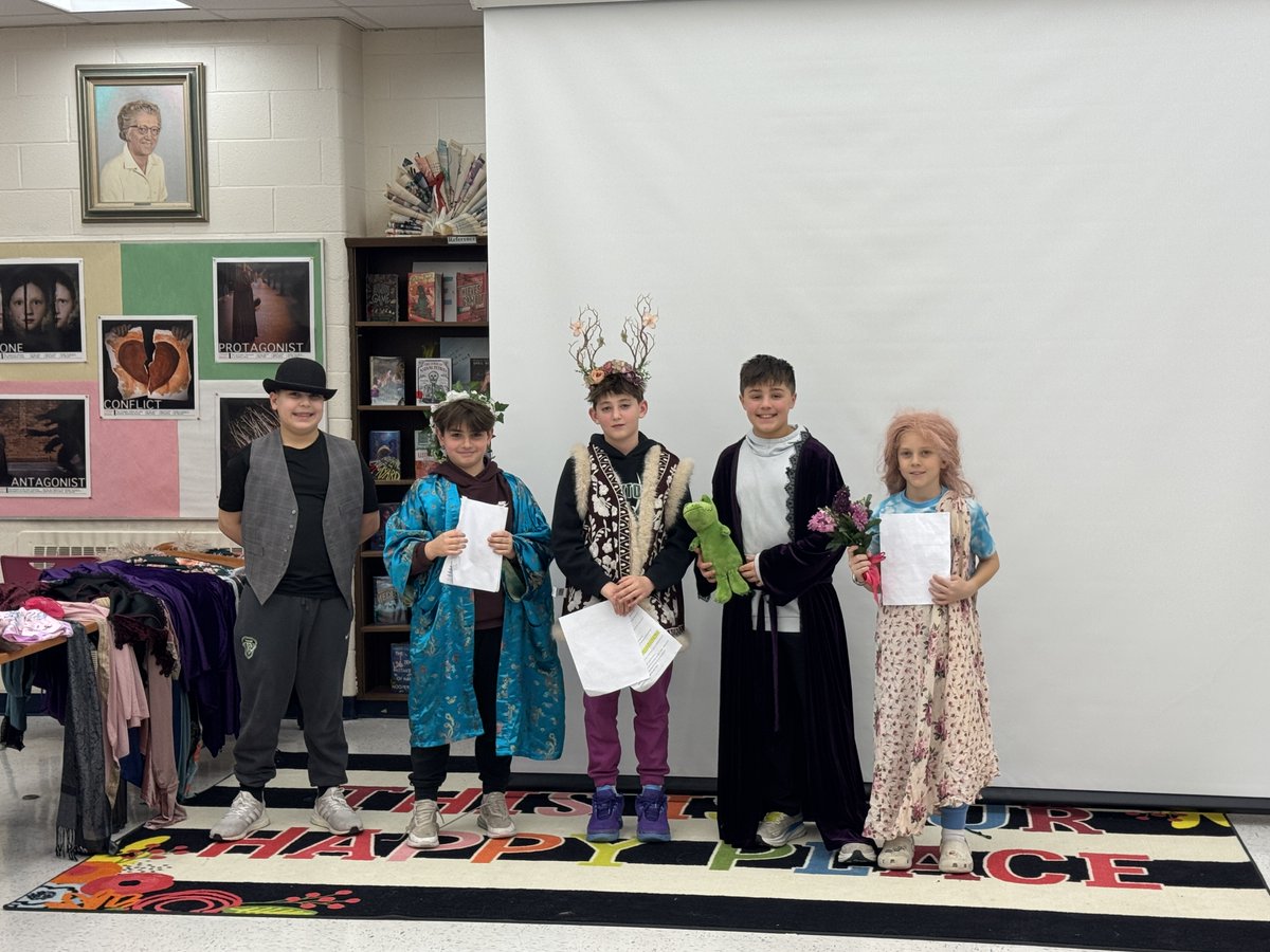 LibraryMESMS's tweet image. Lots of fun with Greek Mythology plays today with team 6E!