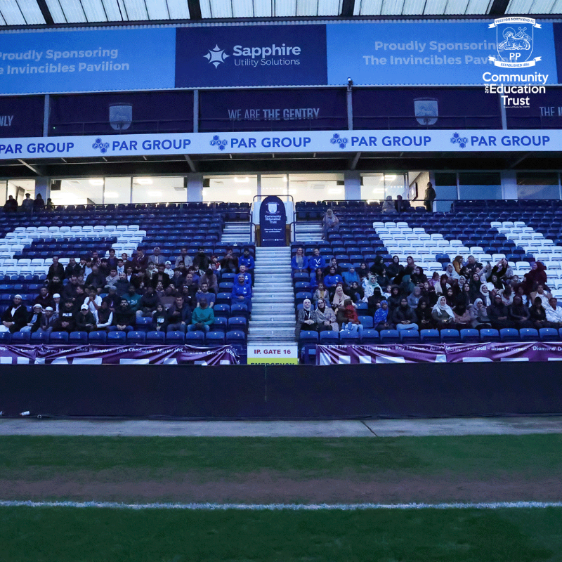 pnecommunity's tweet photo. π | Thank you to everyone who joined us at Deepdale this evening for our first Iftar of Ramadan.
A huge thank you to the ROCCIA Foundation and all the volunteers who made it all possible, it was a privilege to share this occasion with you all. π€π
#PNECET | #OneNorthEnd https://t.co/onHy68aKSd