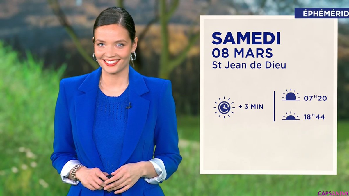 ☀️ <a href="/Gennifer_Demey/">Gennifer Demey</a> aujourd'hui pour la Météo sur M6