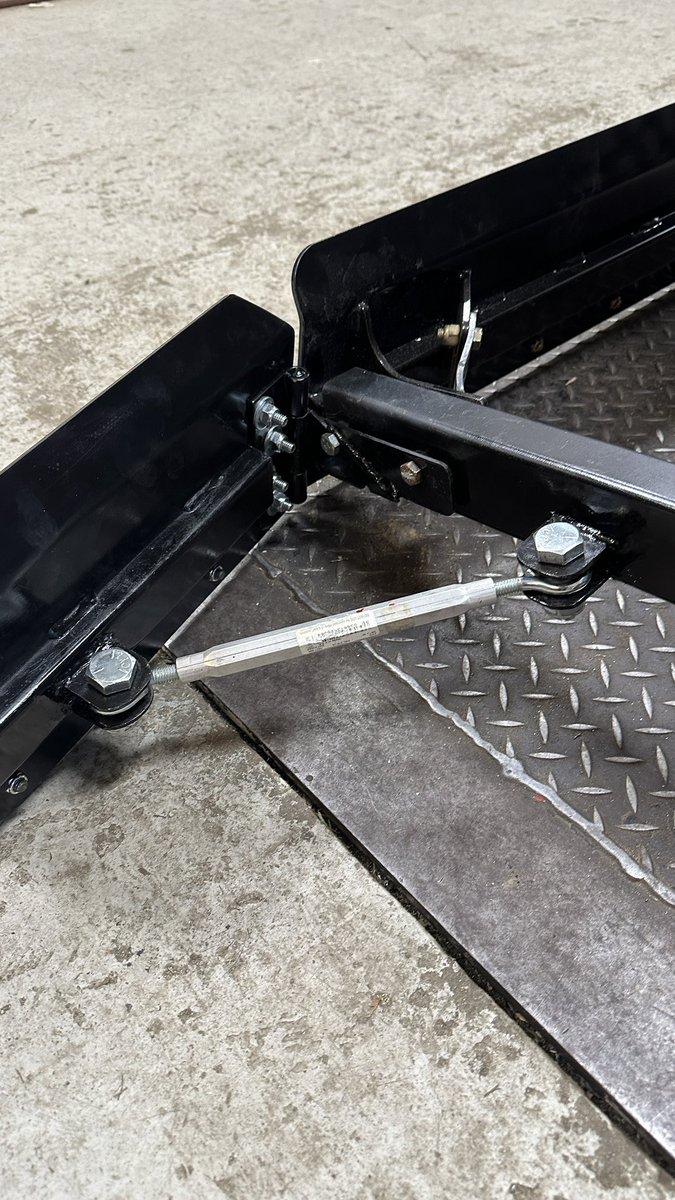 First project at North Fork Country Club. Extended the blade on a SandPro past the wheels, and the extensions are able to be adjust their angle.