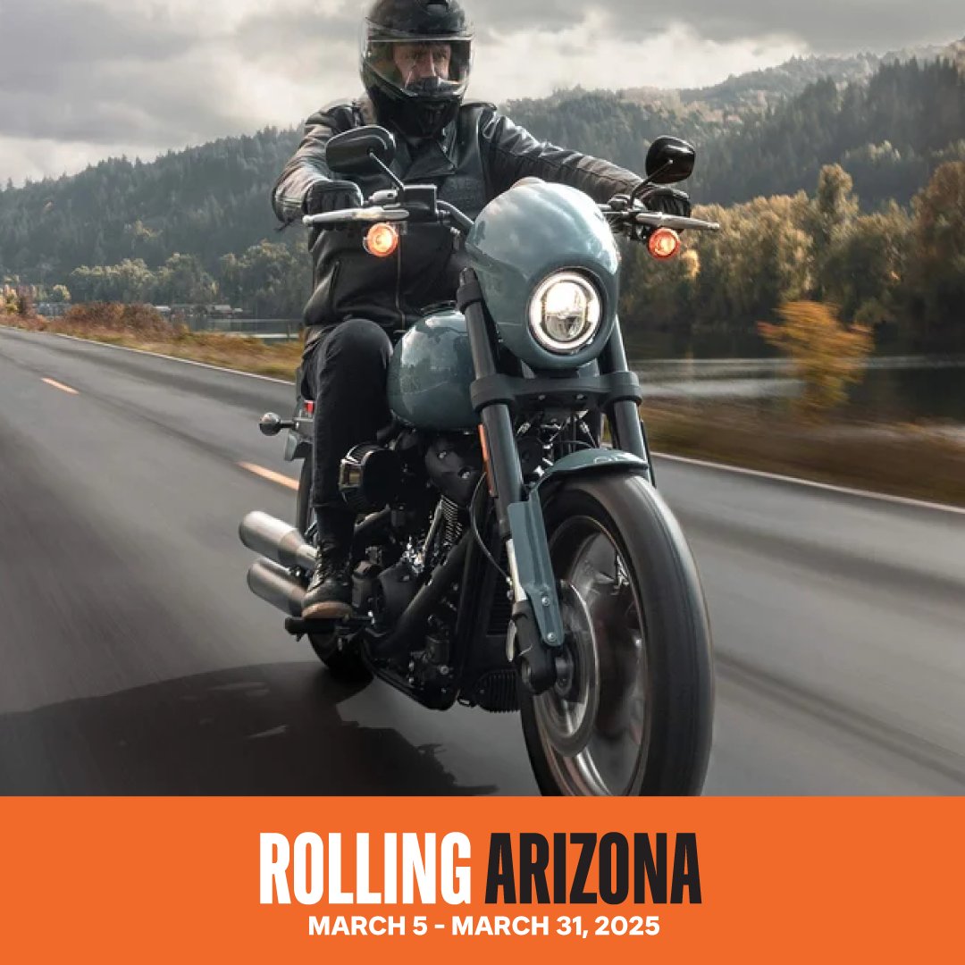 redrockharley's tweet photo. 🔥 Heading to Arizona Bike Week? Stop by Red Rock Harley-Davidson before you roll out and enter to win epic Rolling Arizona prizes! 🏍️🎟️ Don’t miss your chance—swing by and get in on the action! #ArizonaBikeWeek #RollingArizona #RedRockHarleyDavidson https://t.co/ul9eWNmJYa