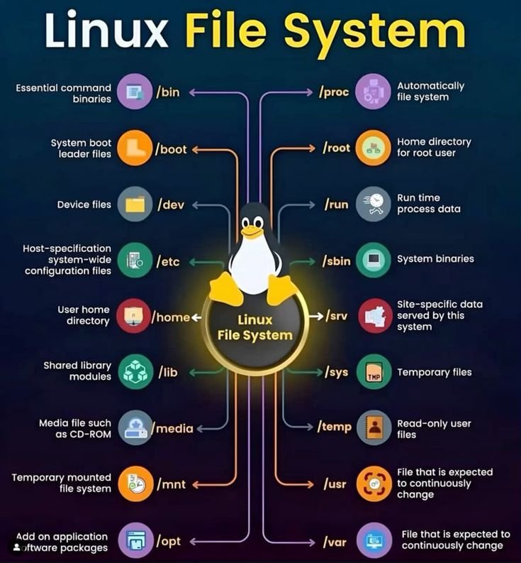 Avinashabroy's tweet photo. Linux File System https://t.co/XS5nBQGCz0