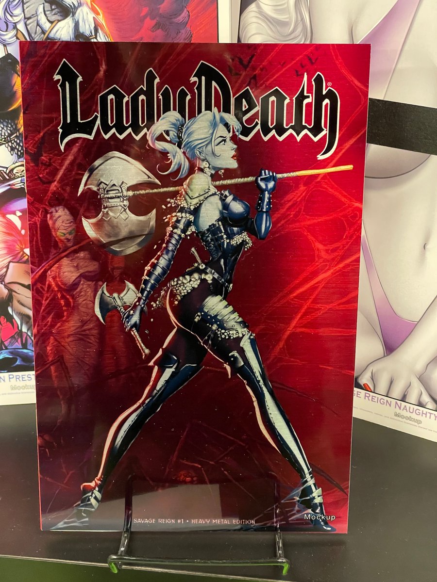 thecoffincomics's tweet image. Lady Death: Savage Reign #1 COFFIN LAUNCH Ends Tonight @ 6PM AZ! 

This is your final shot to grab everything from epic comics to fearsome prints! Rally at buff.ly/SiX03Dq and join the savage revolution!

#ComicsEnthusiast #CrowdfundNow #CollectorAlert