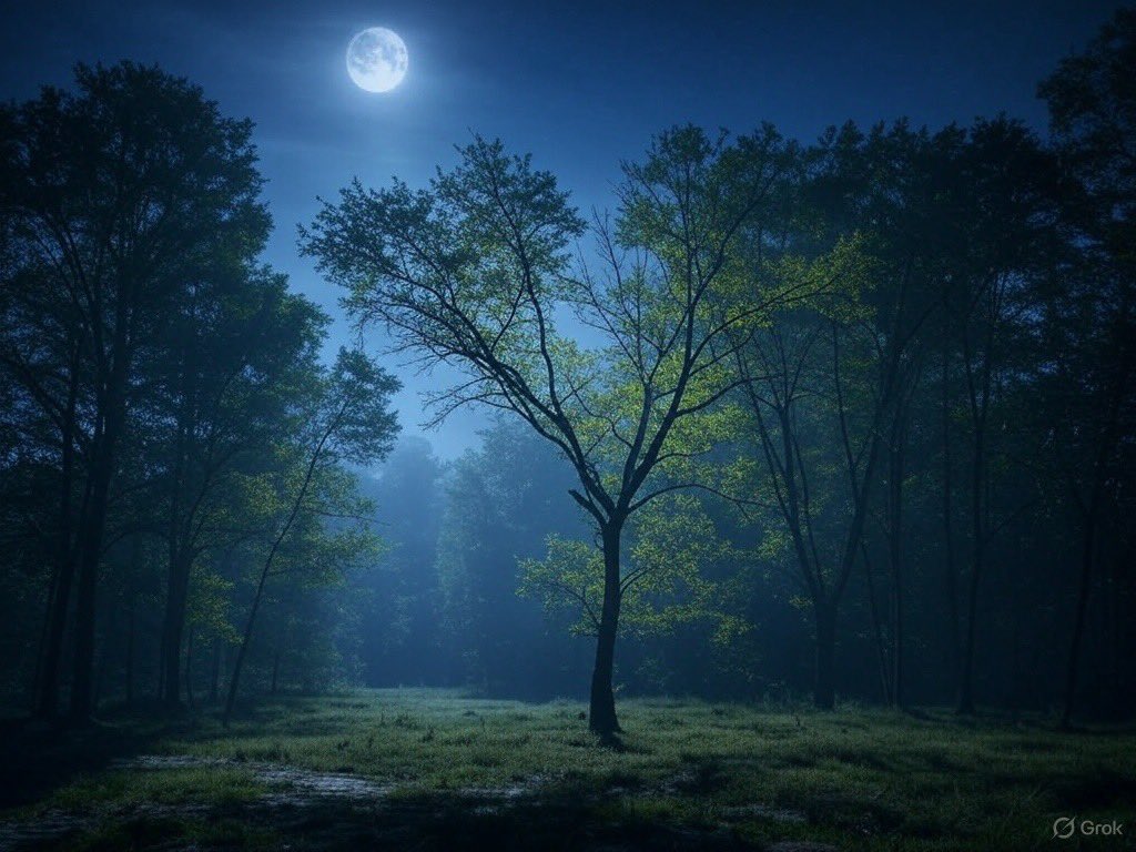 Mondnacht  

Es war, als hätt’ der Himmel  
Die Erde still geküsst,  
Dass sie im Blütenschimmer  
Von ihm nun träumen müsst’.  

Die Lüfte gingen leise  
Im weiten Raum umher,  
Die Wälder sangen leise,  
Und kehrten stiller sehr.  

Und meine Seele spannte  
Weit ihre Flügel