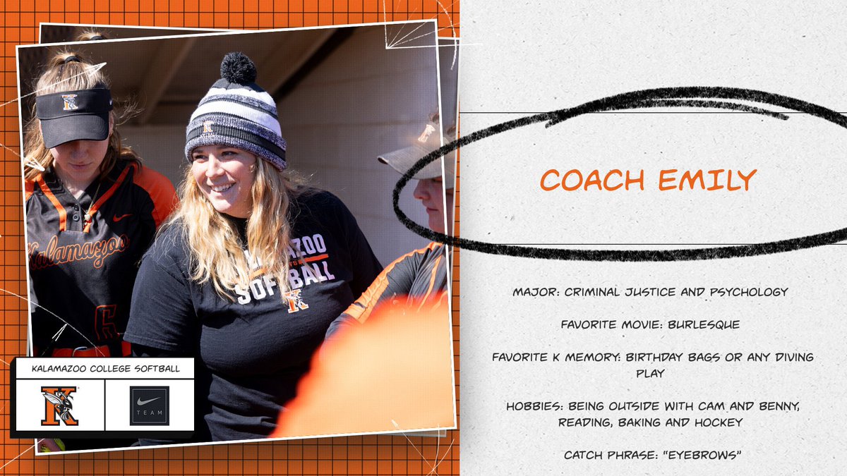 There is only 1 day left until GAMEDAY! Get to know our three coaches🥎🐝