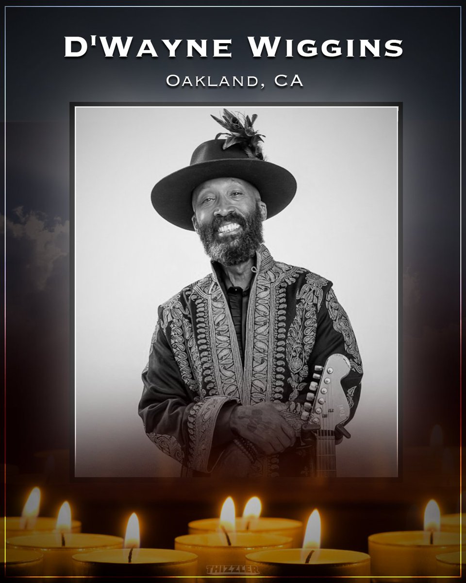 Rest In Peace to legendary guitarist, producer, and mentor D’Wayne Wiggins 🕊️ An Oakland icon and founding member of Tony! Toni! Toné!, his impact on music and culture will never be forgotten. We send our condolences to his family, friends, and loved ones. #RIPDWayneWiggins 🕊️