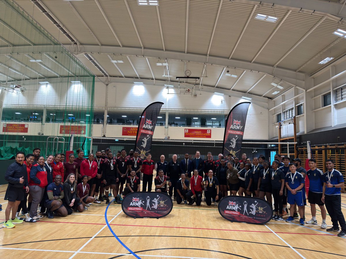 British Army Men's Volleyball (@britisharmymen1) on Twitter photo The Army Volleyball Inter Corps Championship wraps up in true style.
Men’s Final: Infantry defeats REME
Women’s Final: RLC overcomes RE
A well-organised event yet again. Congrats to the winners and all involved👏
<a href="/ArmySportASCB/">Army Sport</a> The Army Volleyball Inter Corps Championship wraps up in true style.
Men’s Final: Infantry defeats REME
Women’s Final: RLC overcomes RE
A well-organised event yet again. Congrats to the winners and all involved👏
<a href="/ArmySportASCB/">Army Sport</a>