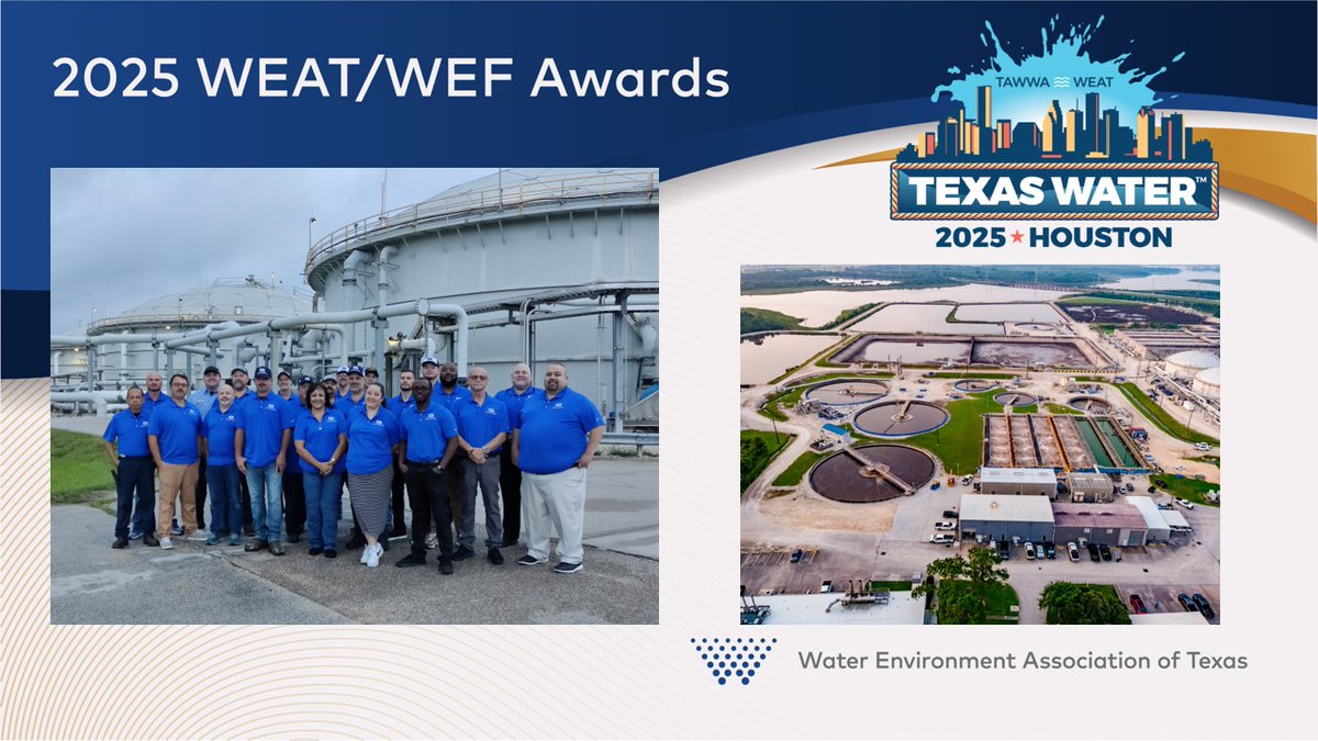 WEAT (@weatxorg) on Twitter photo The <a href="/gca_tx/">Gulf Coast Authority</a> Bayport Industrial WWTF was awarded the WEAT Industrial Wastewater Treatment Plant of the Year Award for consistently exhibiting outstanding performance of daily activities beyond the normal call of duty. Congratulations! #TXWater25 The <a href="/gca_tx/">Gulf Coast Authority</a> Bayport Industrial WWTF was awarded the WEAT Industrial Wastewater Treatment Plant of the Year Award for consistently exhibiting outstanding performance of daily activities beyond the normal call of duty. Congratulations! #TXWater25