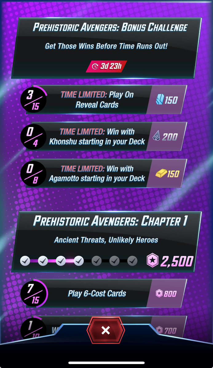 Tronko_17's tweet photo. Ummm. Is card even out yet? @MARVELSNAP @seconddinner 
#khonshu https://t.co/LhBZpxqe2l