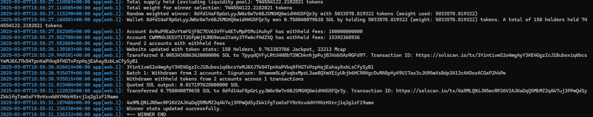 777_on_sol's tweet photo. Here is a screenshot of the logs https://t.co/q7a9Ss7Eiw