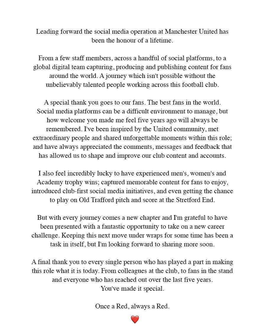 _Nick's tweet image. Once a Red, always a Red ❤️

#MUFC