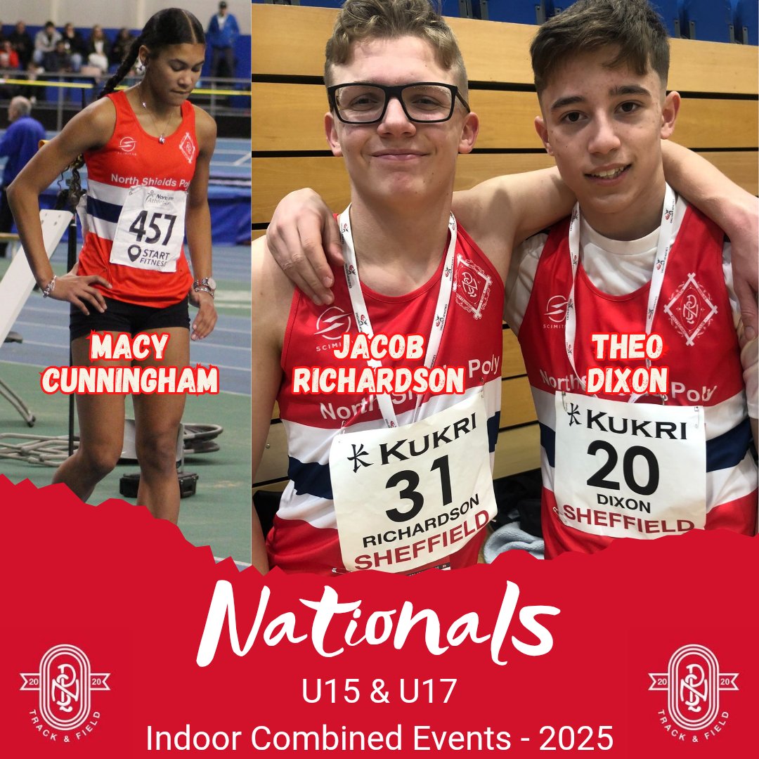 TrackField_NSP's tweet photo. NATIONALS - COMBINED EVENTS

Across the weekend, we have 3 Athletes competing at the U15 &amp; U17 National Combined Event Championships in Sheffield

• Jacob
• Macy
• Theo

Good Luck, and enjoy the experience! 

#NSPonTrack https://t.co/LknTqJnASf