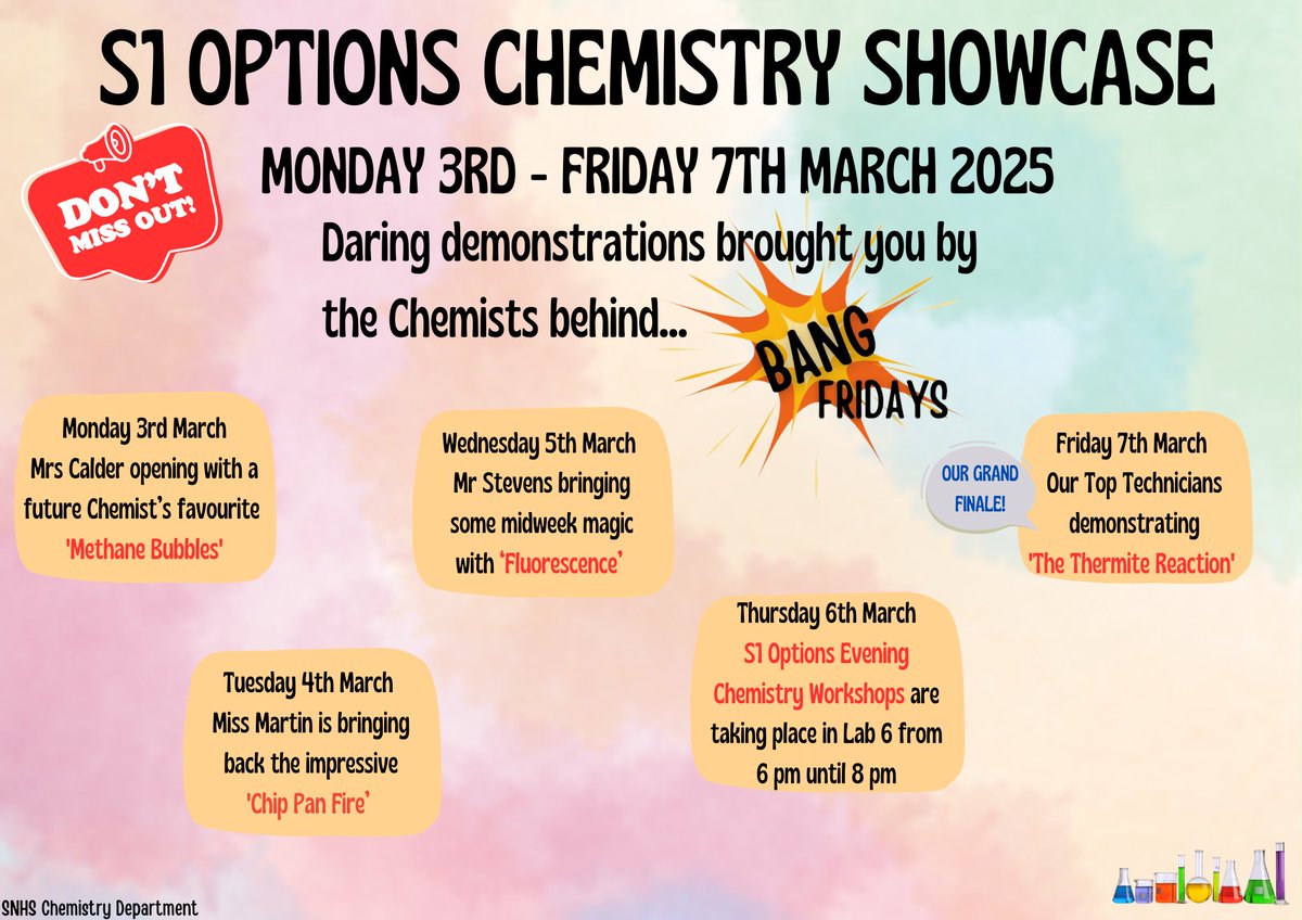 St. Ninian's Chemistry tweet media