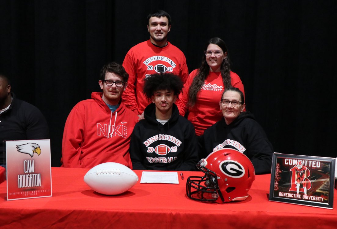 GrantFootball (@grantfootball1) on Twitter photo A versatile three-year varsity starter and team leader will be a BIG void for us to fill. But we know <a href="/CamHoughton1/">Cam Houghton</a>
will be greatly appreciated <a href="/BenUFootball/">Benedictine Football</a> .
Way to go Cam‼️
The best is yet to come!
-F.E.A.D. A versatile three-year varsity starter and team leader will be a BIG void for us to fill. But we know <a href="/CamHoughton1/">Cam Houghton</a>
will be greatly appreciated <a href="/BenUFootball/">Benedictine Football</a> .
Way to go Cam‼️
The best is yet to come!
-F.E.A.D.