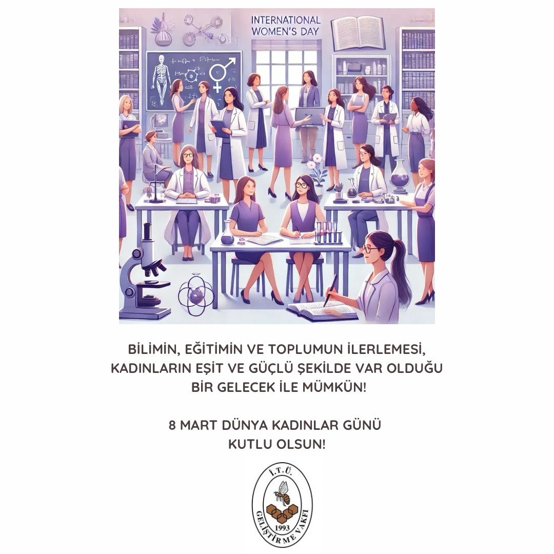 İTÜ Geliştirme Vakfı (@itugv1993) on Twitter photo 🎓🔬 İTÜ Geliştirme Vakfı olarak, kadınların güçlenmesini destekliyor, eşit ve adil bir gelecek için birlikte çalışıyoruz. <a href="/itugvo/">İTÜ Geliştirme Vakfı Okulları</a> <a href="/ariteknokent/">İTÜ ARI TEKNOKENT</a>
💜 8 Mart Dünya Kadınlar Günü kutlu olsun! #İTÜGeliştirmeVakfı #8Mart #Eşitlik #IWD2025 🎓🔬 İTÜ Geliştirme Vakfı olarak, kadınların güçlenmesini destekliyor, eşit ve adil bir gelecek için birlikte çalışıyoruz. <a href="/itugvo/">İTÜ Geliştirme Vakfı Okulları</a> <a href="/ariteknokent/">İTÜ ARI TEKNOKENT</a>
💜 8 Mart Dünya Kadınlar Günü kutlu olsun! #İTÜGeliştirmeVakfı #8Mart #Eşitlik #IWD2025