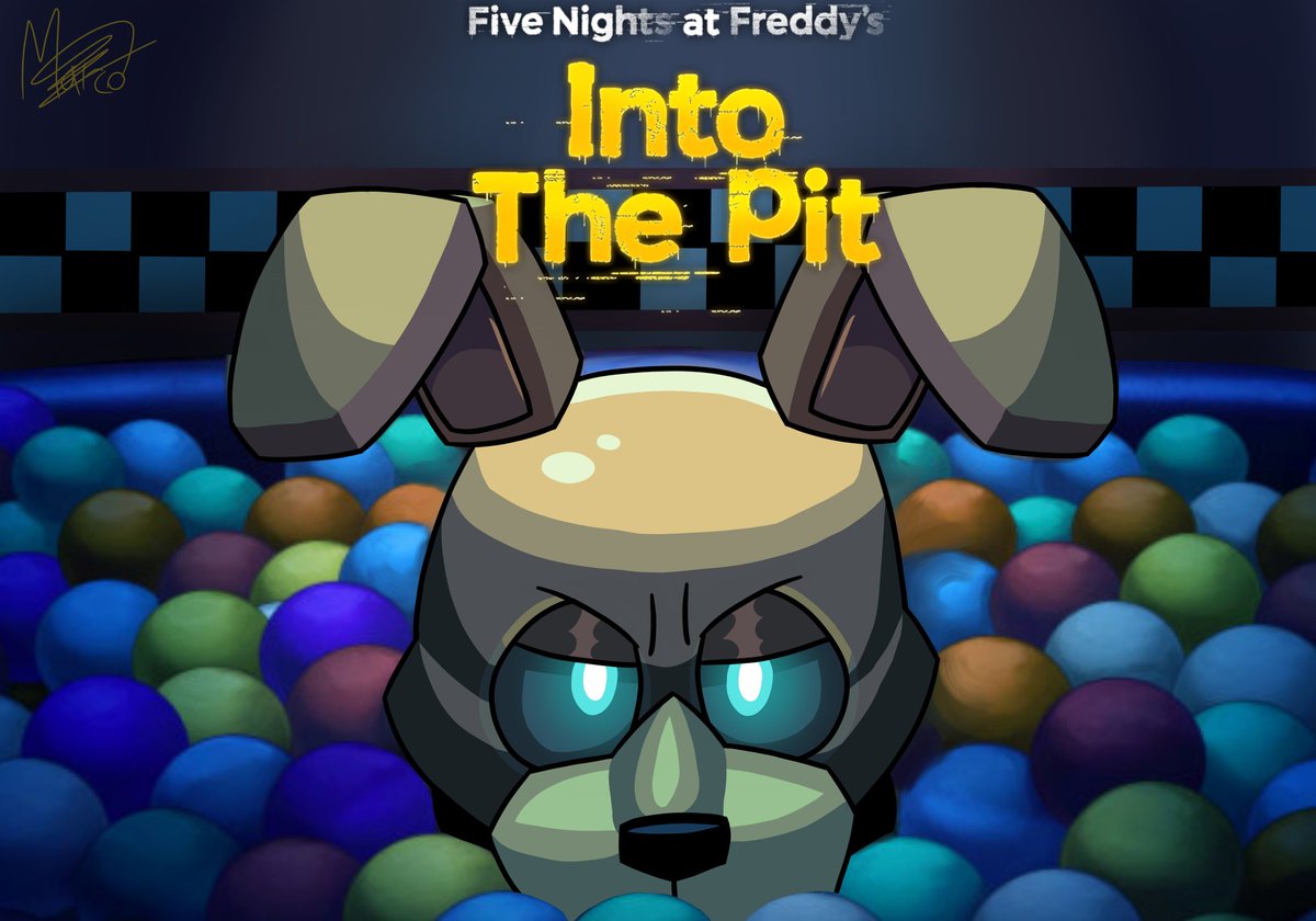 _MarcoBP_'s tweet image. Five Nights at Freddy&apos;s: Into the Pit in my style. 
#FNAF #FNAFFanArt