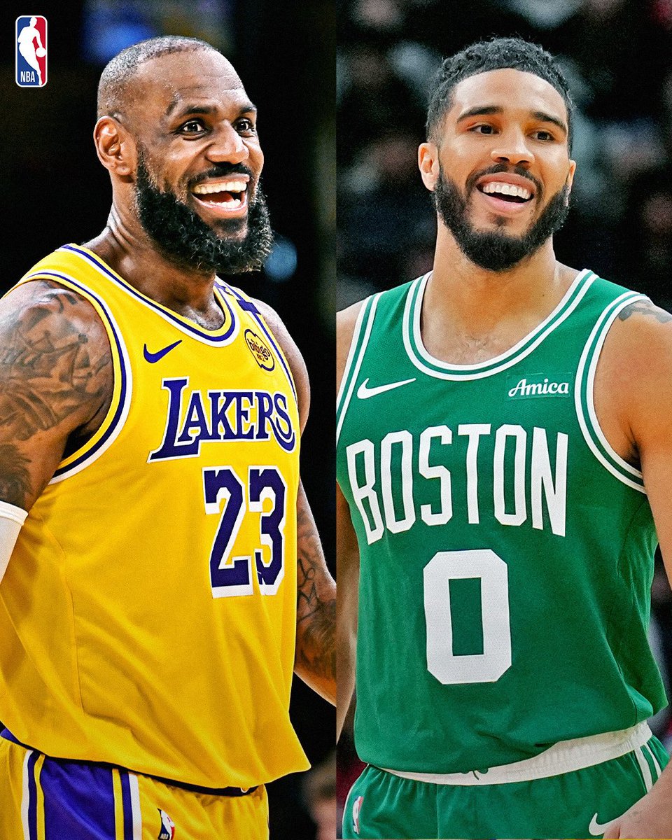 The only two players in NBA history to record 13K PTS, 4K REB and 2K AST before they turned 27 years old:

LeBron James
Jayson Tatum

The two superstars go head-to-head on Saturday 🔥