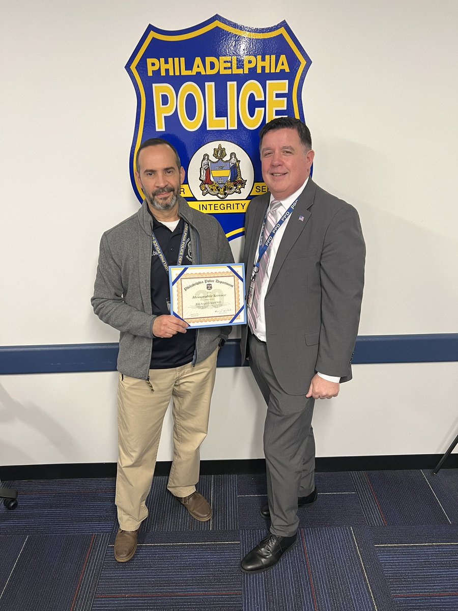 PPDRecruiting's tweet image. Congratulations to Police Officer Colon on an incredible 30 years of dedicated service to our department.
Great job, sir! We wish you continued success and fulfillment in the remaining years of your career as you approach a well-deserved retirement. @PPDVJohnson
