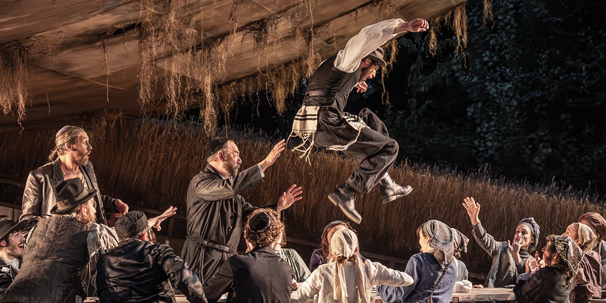RWCMD's tweet photo. Llongyfarchiadau #RWCMDDesign graduates and Fellows Tom Scutt on double @OlivierAwards nomination for Best Costume and Best Set Design for Fiddler on the Roof and to Gabriella Slade, nominated for Best Costume Design for Starlight Express ✨ https://t.co/YQz6lgRD6h