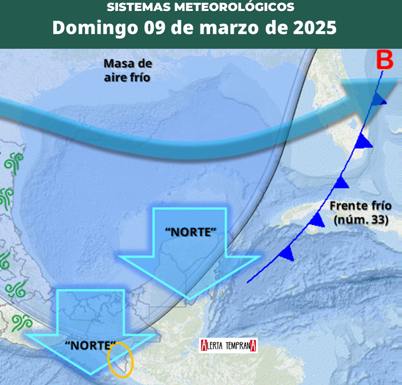 AlertaGt502's tweet photo. 🇬🇹Desde el domingo y especialmente el lunes se espera que el previsto #FrenteFrío33 favorezca nublados y lluvias en distintas intensidades en el Norte, FTDN, Caribe y BocaCosta, vientos con rachas de hasta 70km/h en Valles de Oriente y Cadena Volcánica
#ClimaGt #TraficoGt #FF33 https://t.co/8ym8Vu3xqm