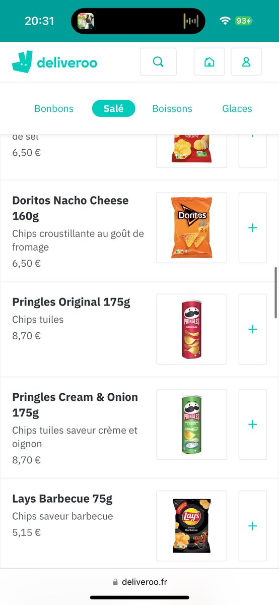 hichembkhh's tweet photo. le cinémas Pathé qui se mettent à vendre en livraison ptddrrrr aller vous faire foutre hein si on achète au cinéma c psk on a pas le choix https://t.co/d3nS8Zdnrn