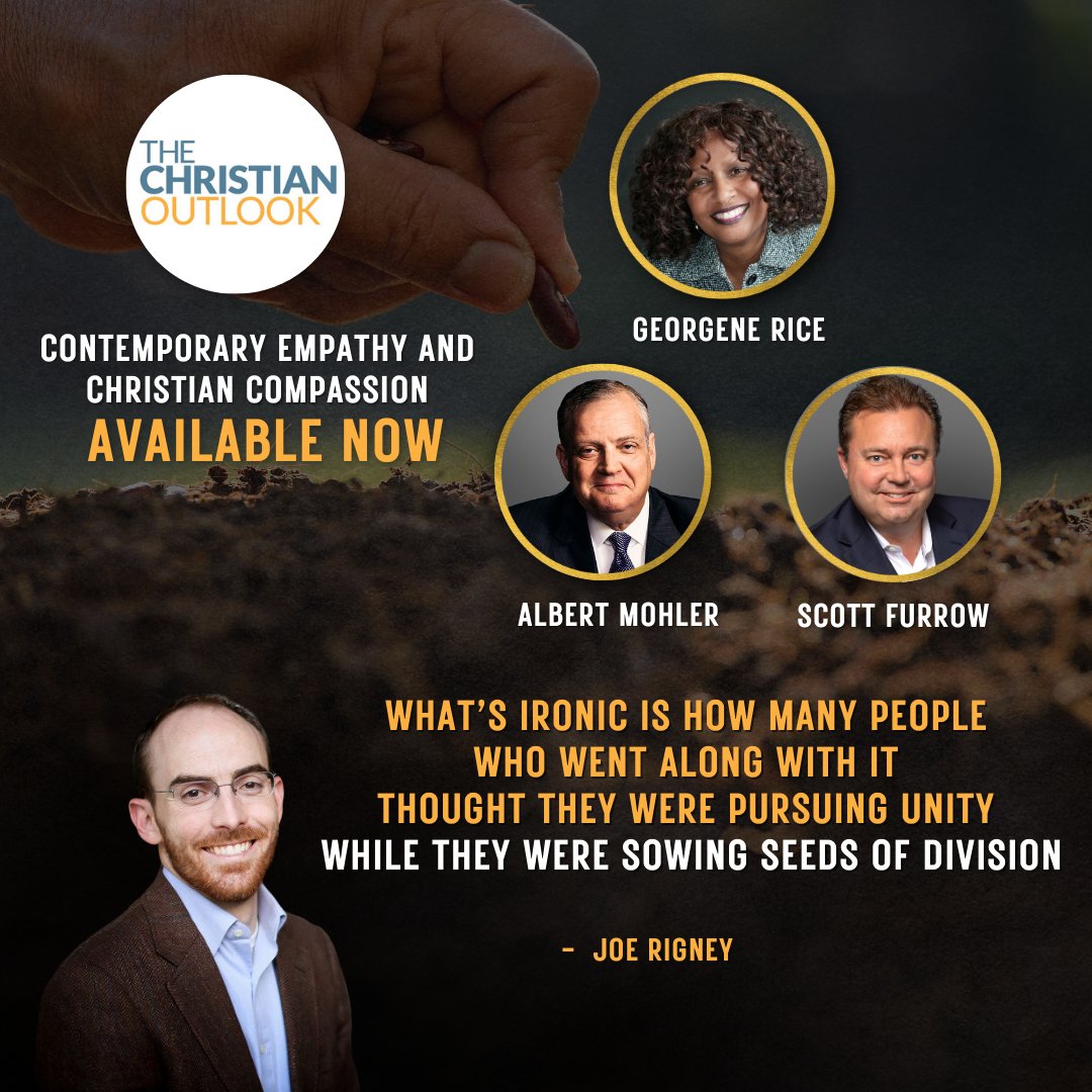The Christian Outlook (@tcoutlook) on Twitter photo Don't miss the latest edition of the Christian Outlook!
Listen Now ⬇️
🔈Apple: bit.ly/4i8STRF
🔈Spotify: bit.ly/4ic4Fuw
<a href="/GRiceShow/">Georgene Rice Show</a>
<a href="/albertmohler/">Albert Mohler</a>
<a href="/BobBurneyLive/">Bob Burney Live!</a>
<a href="/joe_rigney/">Joe Rigney</a>
<a href="/ralphdrollinger/">Ralph Drollinger</a>
#Empathy
#Trump Don't miss the latest edition of the Christian Outlook!
Listen Now ⬇️
🔈Apple: bit.ly/4i8STRF
🔈Spotify: bit.ly/4ic4Fuw
<a href="/GRiceShow/">Georgene Rice Show</a>
<a href="/albertmohler/">Albert Mohler</a>
<a href="/BobBurneyLive/">Bob Burney Live!</a>
<a href="/joe_rigney/">Joe Rigney</a>
<a href="/ralphdrollinger/">Ralph Drollinger</a>
#Empathy
#Trump