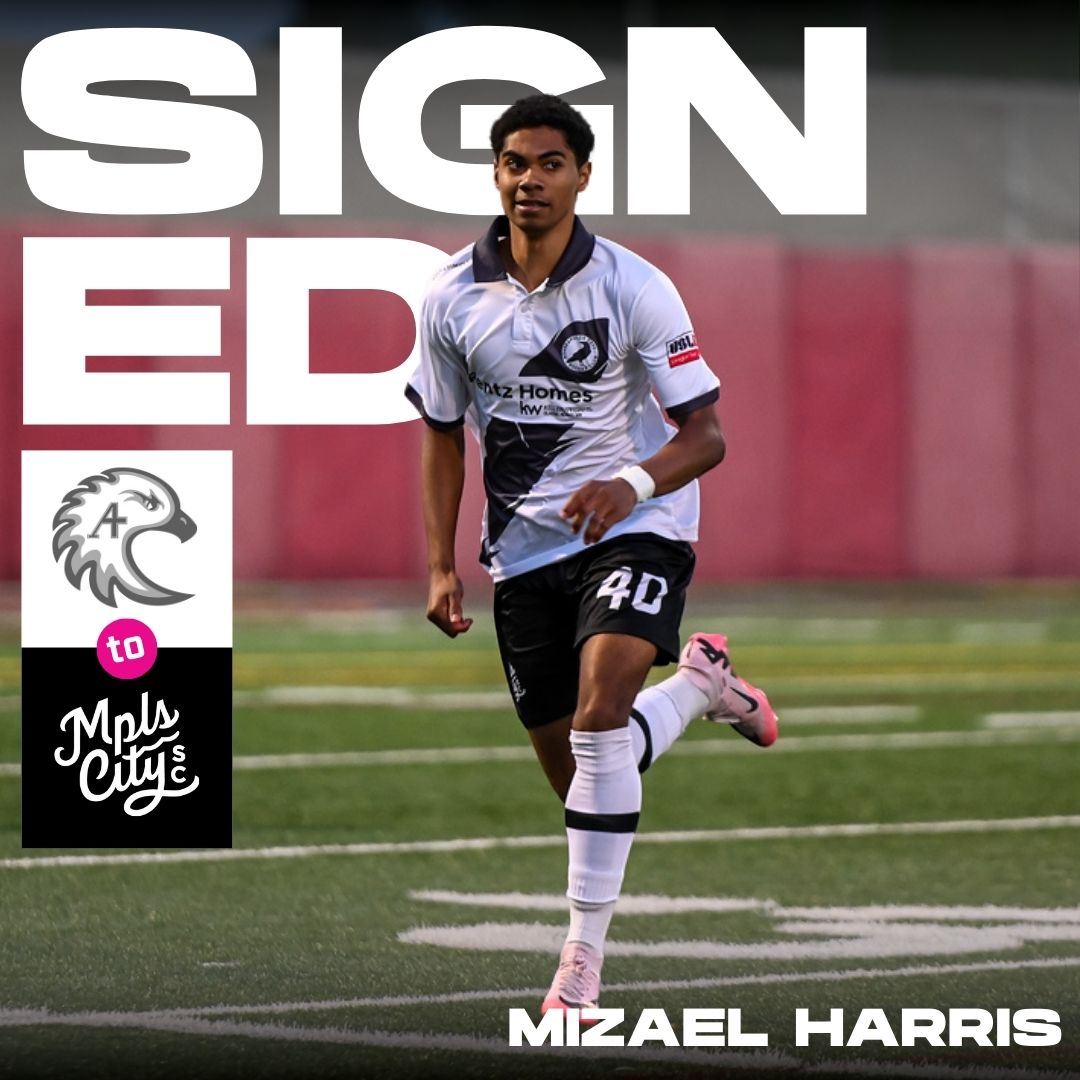FROM AUGSBURG...Mizael Harris is back for season two!

The young forward broke into the team after balling out with <a href="/MplsCityFutures/">Mpls City Futures</a>, scoring goals for fun in <a href="/USLLeagueTwo/">USL League Two</a>. He followed it up with 6 goals and 13 assists for <a href="/AugsburgSoccer/">Augsburg Soccer</a> in the fall. He's good.

Pending league