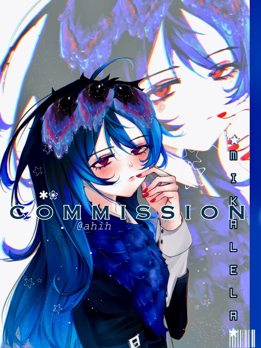 ahihdew's tweet image. ๐Bust Up๐
Commissioned by someone from discord, Shio-san! Thank you for making me cook!
#fyp #art #mootstwt #Commission #blue