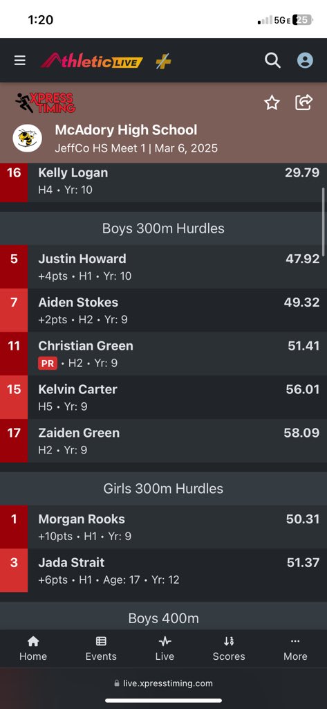 McAdory Track tweet media
