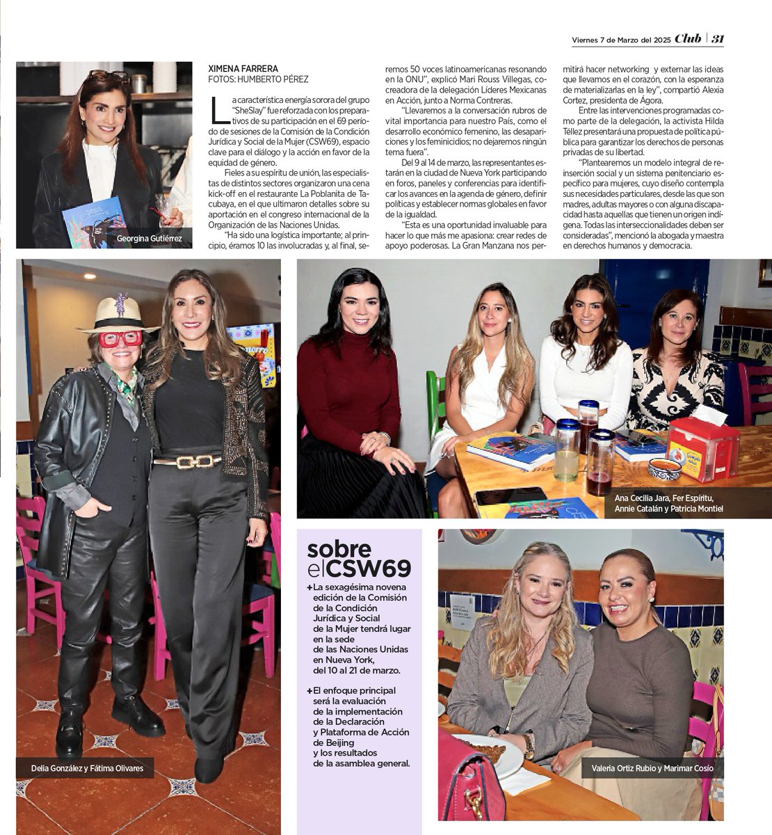 ¡Estamos listas para la #CSW69 en #NY! 💜La <a href="/OlaVioletaAC/">Ola Violeta AC</a> será una de las 50 voces latinoamericanas que resonarán en la <a href="/ONU_es/">Naciones Unidas</a>. Una oportunidad invaluable con mis queridas <a href="/mariroussv/">Mari Rouss</a>, <a href="/HildaTellezL/">Hilda Téllez Lino</a>, <a href="/DeliaGonzalezMX/">Delia González</a>, y más grandes aliadas 

@reformaclub