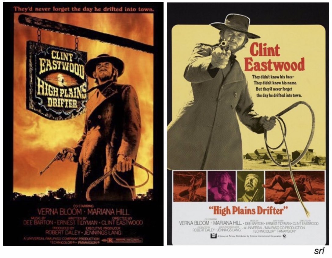 SaveRedlandLibr's tweet photo. 9pm TODAY on @ITV4
The 1973 #Western film🎥 “High Plains Drifter” directed by Clint Eastwood & written by #ErnestTidyman
🌟#ClintEastwood #VernaBloom #MarianaHill #BillyCurtis https://t.co/KQltzjpvd7