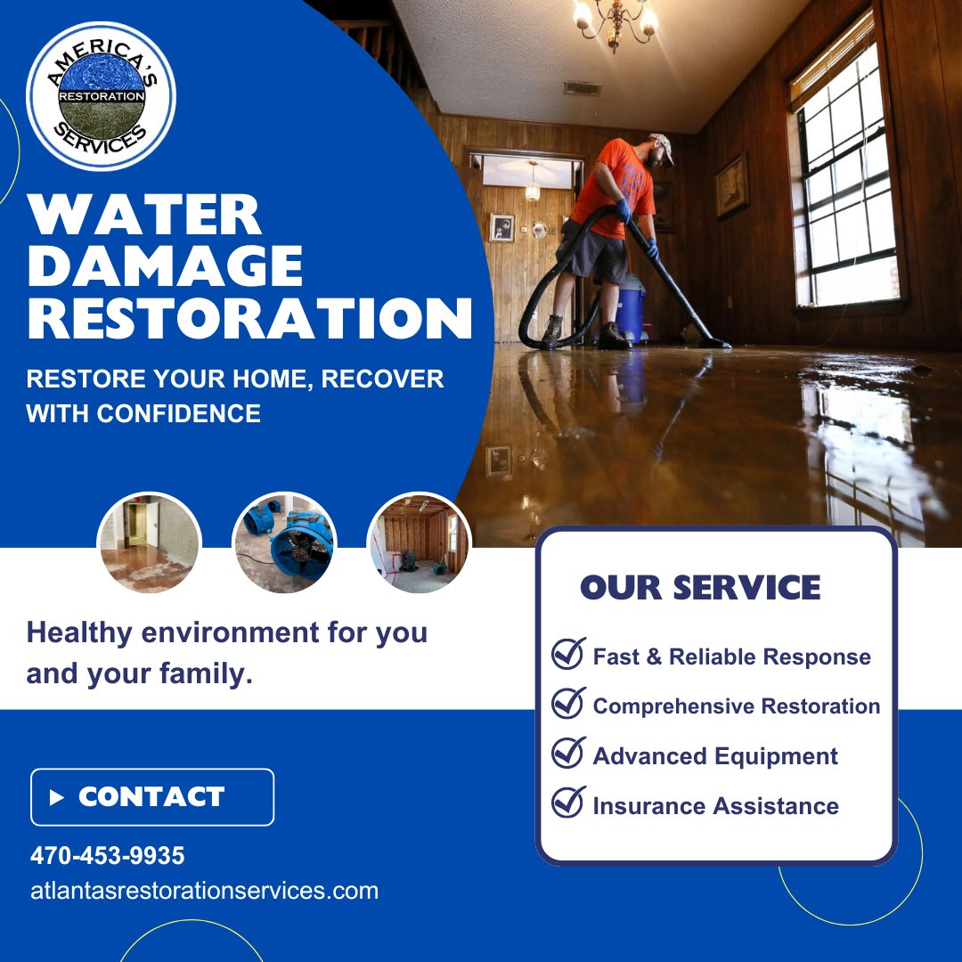 AtlantasRestor1's tweet photo. Atlanta's Restoration Services offers expert water damage restoration to protect your home and restore it to its original condition.
470-453-9935     https://t.co/MsmrbyYPZT
.
#WaterDamageRestoration #AtlantasRestoration https://t.co/sRzgByIAys