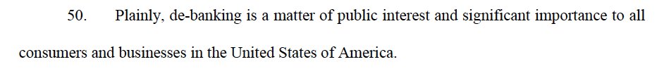 CaitlinLong_'s tweet image. YES!!!!!! From the Trumps' lawsuit over #debanking against @CapitalOne: