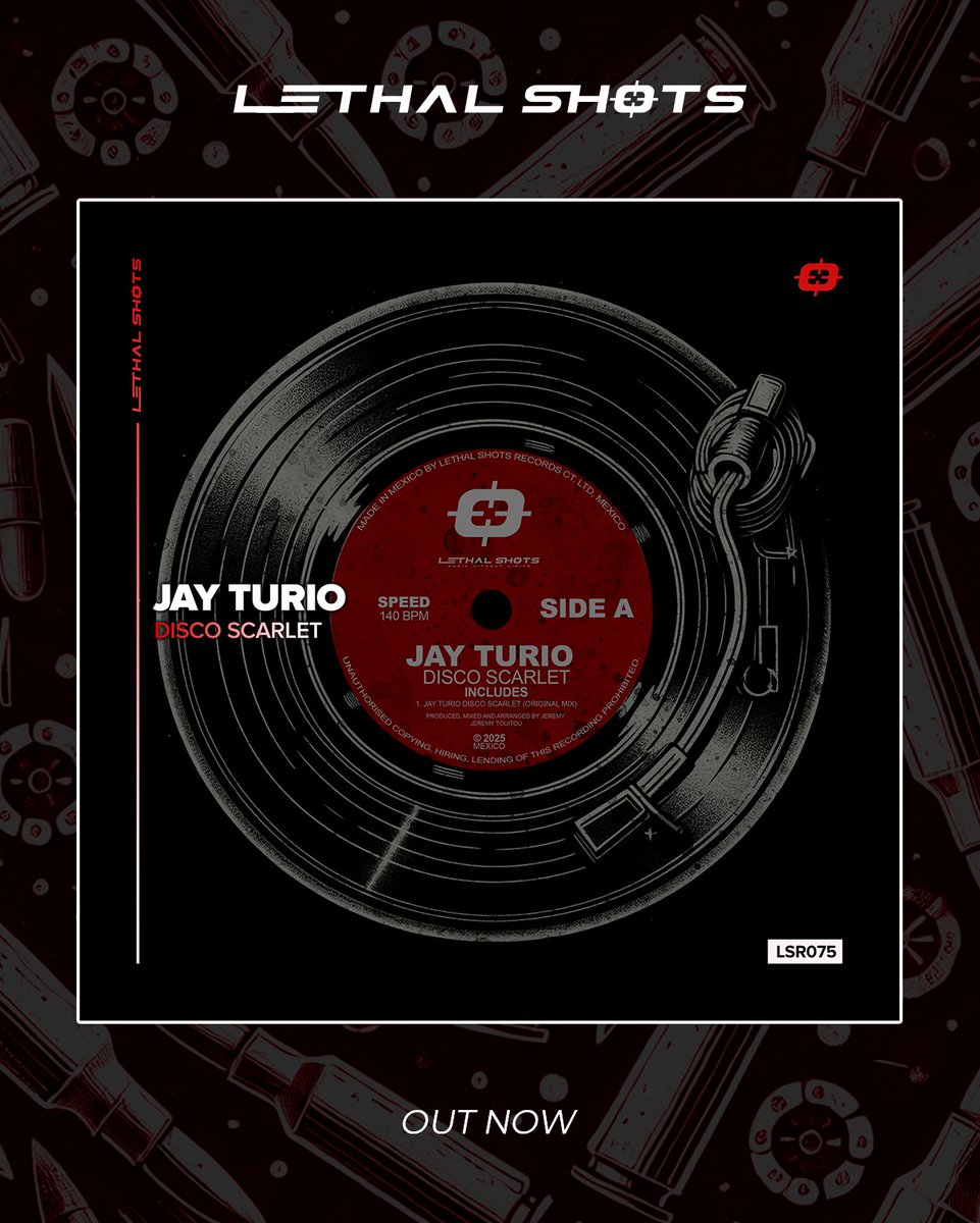 OUT NOW! <a href="/JayTurio/">Jay Turio</a> - Disco Scarlet
Grab your copy!
fanlink.tv/JayTurioDisco
Lethal Shots 🎯 | Music Without Limits
#Dance