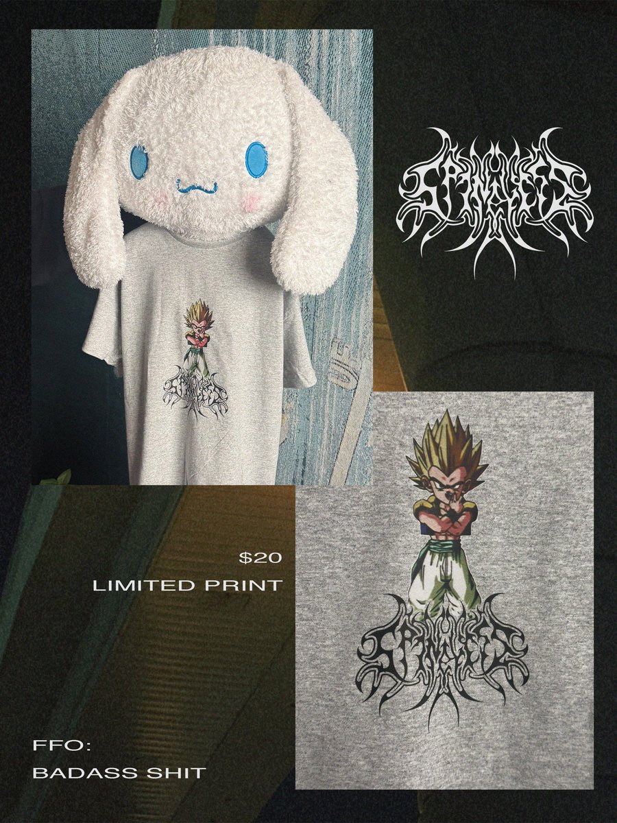 NEW SHIRTS
$20
Gotenks rip