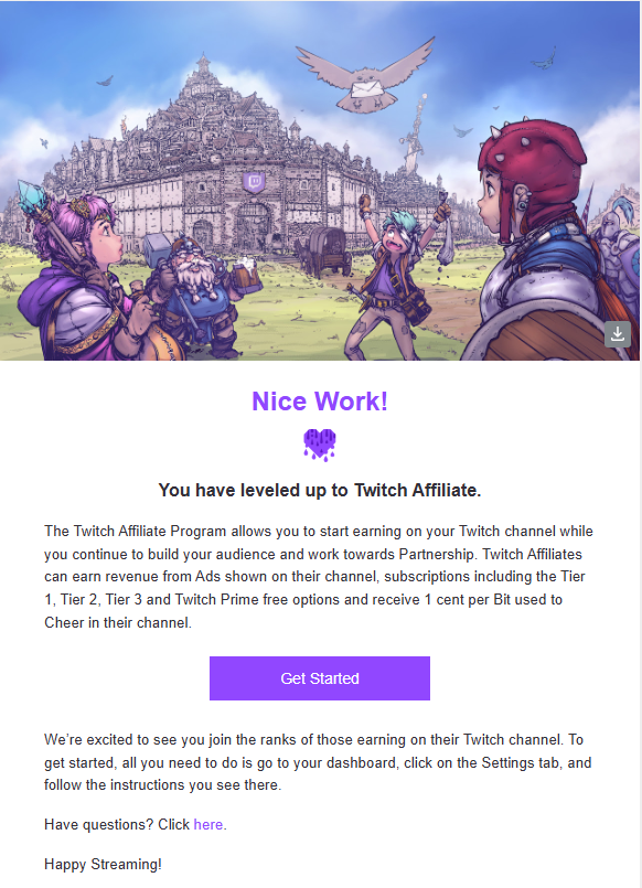 momma we made it
#twitchaffiliate