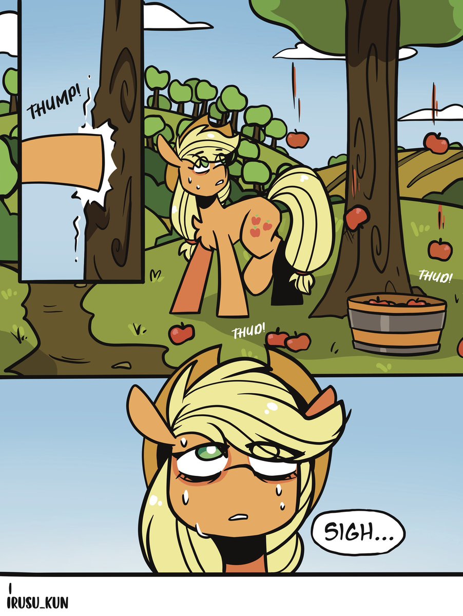 IRUSU_kun's tweet photo. I should finish this one at some point as well 🫠
I wish I didn’t have to pay bills so I could just draw silly comics for you guys all day everyday

#applejack #rainbowdash #appledash #comic #fanart https://t.co/LquzTdOiLc