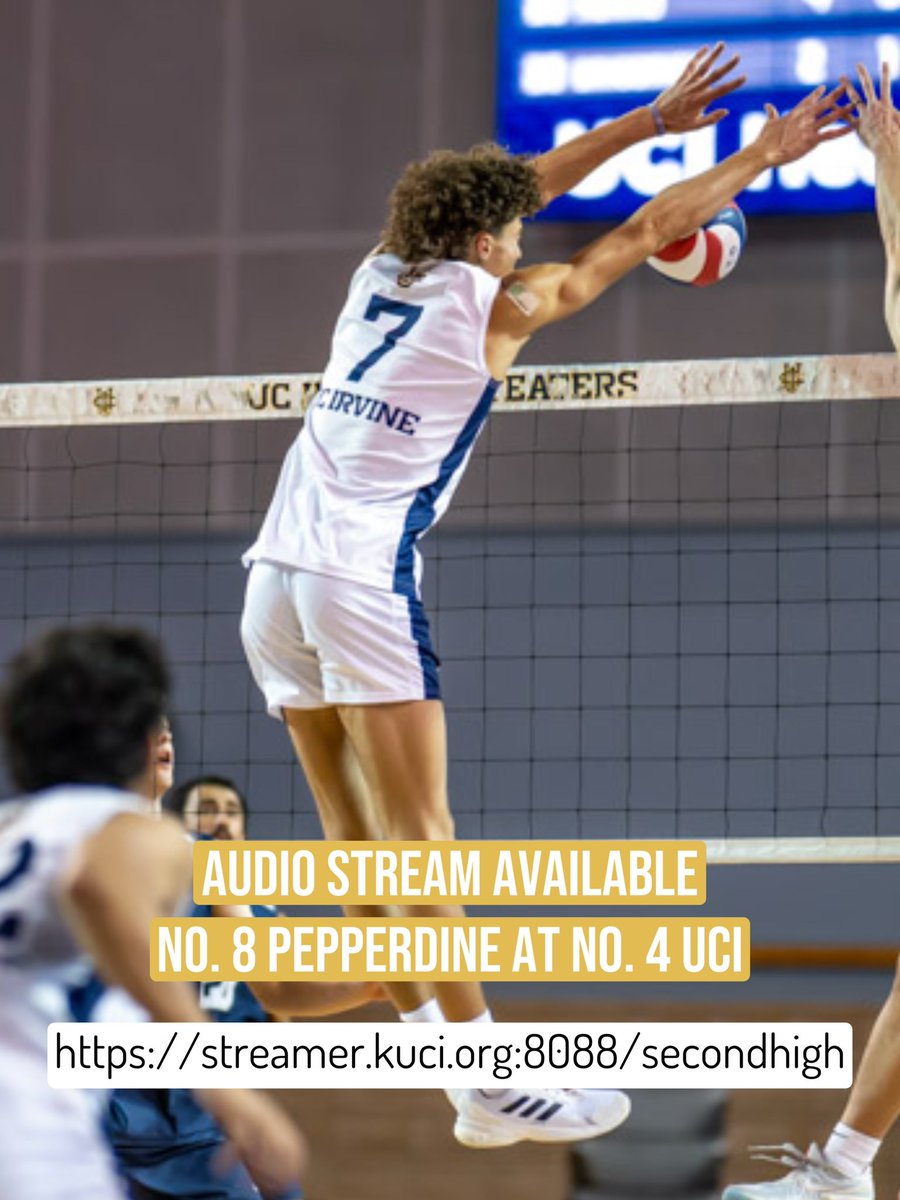 🚨 BREAKING : #NCAAMVB 🚨| Audio stream available for tonight’s No. 8 @peppmvb at No. 4 @ucimvb | 7:00 pm PT. 📸: @jimwolf9426 | Visit: ow.ly/LhgL50VcUlz