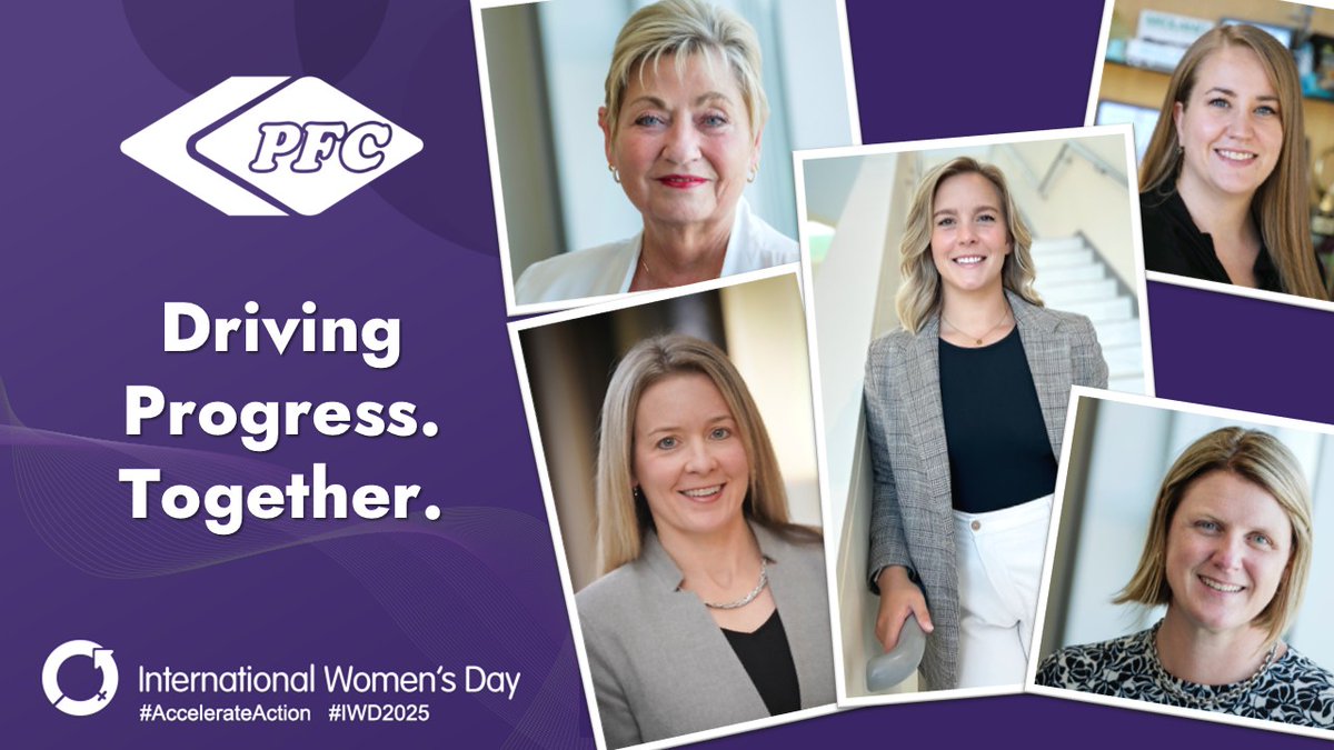 Happy #InternationalWomensDay! 💜 Today, we celebrate the incredible women at PF Collins who drive success and innovation. This year’s theme, #AccelerateAction, inspires us to keep pushing for equity and inclusion. Here’s to the women making a difference every day! #IWD2025