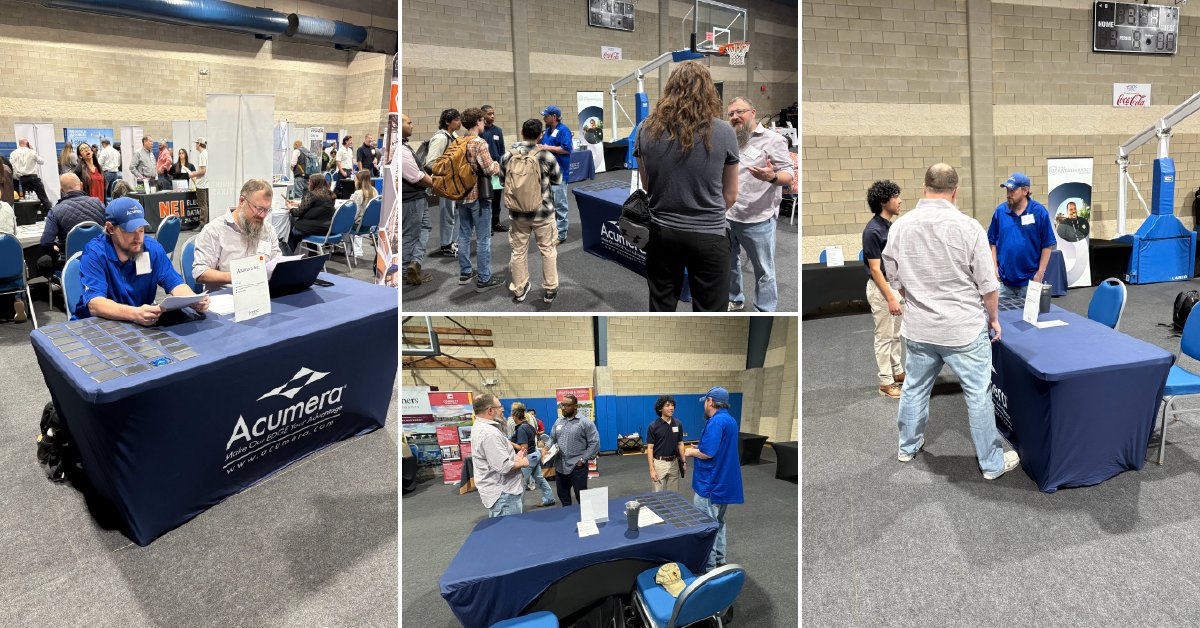 What a day at #TexasStateTechnicalCollege! Big thanks to our team for bringing the #Acumera energy &amp; inspiring the next wave of #cybersecurity pros. The future’s looking bright! #FutureTalent #CareerFair