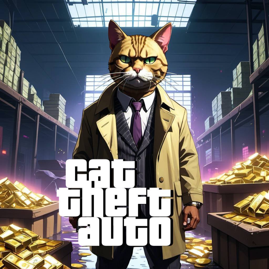 BitcoinNetworkx's tweet image. 🚨 GTA 6 -  $CTA TO THE MOON! 🚀🐾

CTA (Cat Theft Auto), the OG GTA 6 narrative MEMECOIN built to run 100x!

📜 Contract: DJfRBwZxHvdrQzkLZFGYZmUG5bdKzRrQk2NfmMpump
💰 Current Value: $0.00433
📊 Market Cap: $1M 
💧 Liquidity: $150K 
🙌 Holders: 1,542+ and growing!
🔥 Why $CTA is…