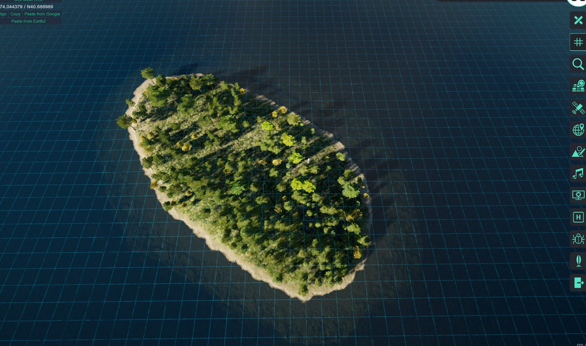 E2Claxx's tweet image. Crazy to think this little unsuspecting island holds the biggest purchase on @earth2io 🤯🗽