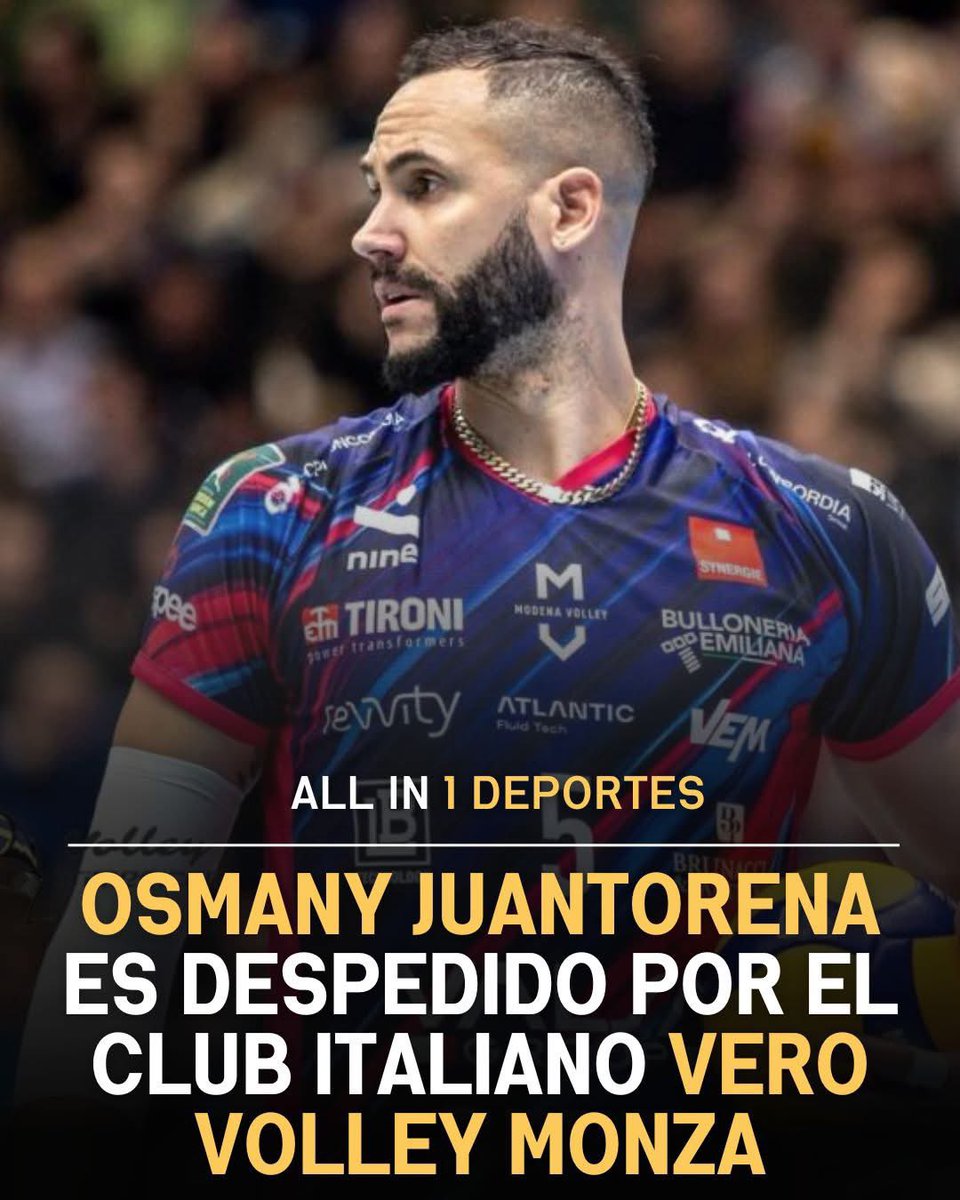 💥🏐 ¡Sorpresa en el voleibol italiano! Osmany Juantorena se despide del Monza 🏐💥
El legendario cubano 🇨🇺 Osmany Juantorena ha dejado el Mint Vero Volley Monza tras una temporada complicada marcada por problemas físicos. Su contrato fue rescindido de mutuo acuerdo.