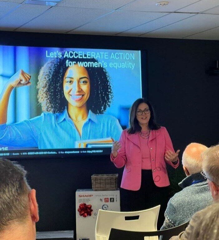 Applied_tweets's tweet photo. Our team—Sue Stechly, Sabia Sanchez, Lily Costa, Tania Dowzansky, and Melisa Carrasco—had an amazing time at the #AVIXAgta 2025 event, hosted at the Sharp Electronics Canada showroom. 💜✨
#AppliedElectronics #WomenInAV #IWD2025 #AVCommunity #AVIXA #AVIXAgta #SharpElectronics https://t.co/9ARh8YcJCX