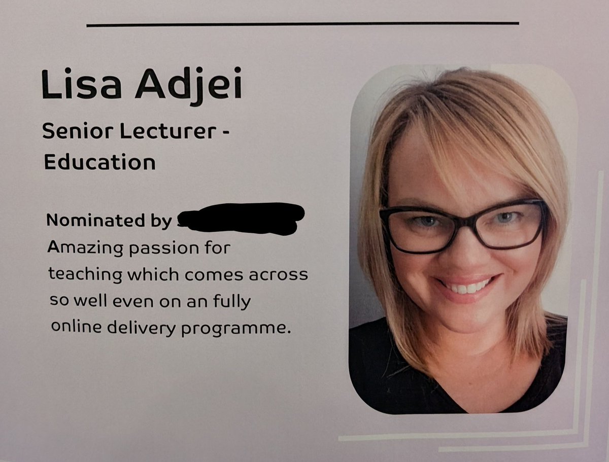 Feeling proud to have been nominated to be part of the Wall of Women in celebration of #InternationalWomensDay today. It's such an honour to train those in professional and higher education. 

#UoGM
#UniAsItShouldBe