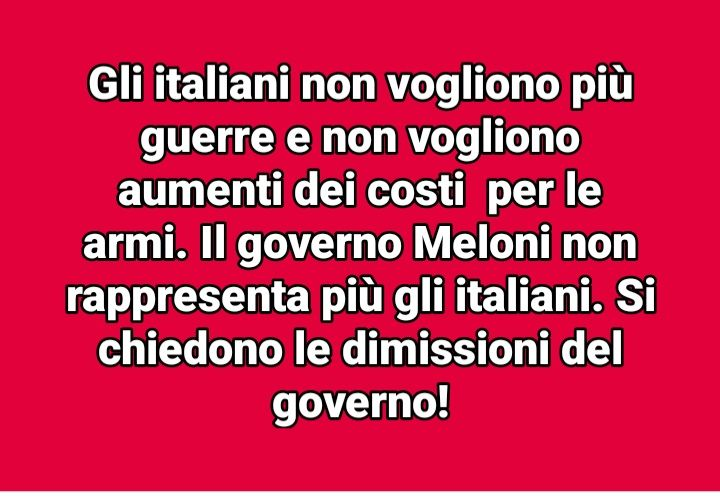 AntiClimax18's tweet photo. @FratellidItalia #andateacasa !
#governodicialtroni
#governodipagliacci
#MeloniBugiardaPatologica https://t.co/TjXW5Vo8UW