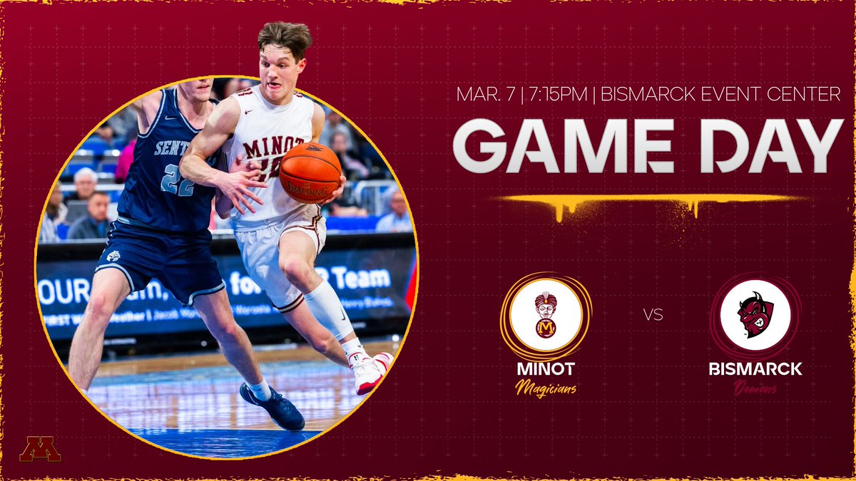 Semi-final Game Day
Magicians 🪄 vs Demons 👿
7:15PM | Bismarck Event Center
📸 <a href="/NetworkPsp/">PSP Network</a>